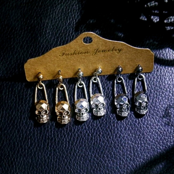 🎃Skull Earrings - Picture 3 of 3